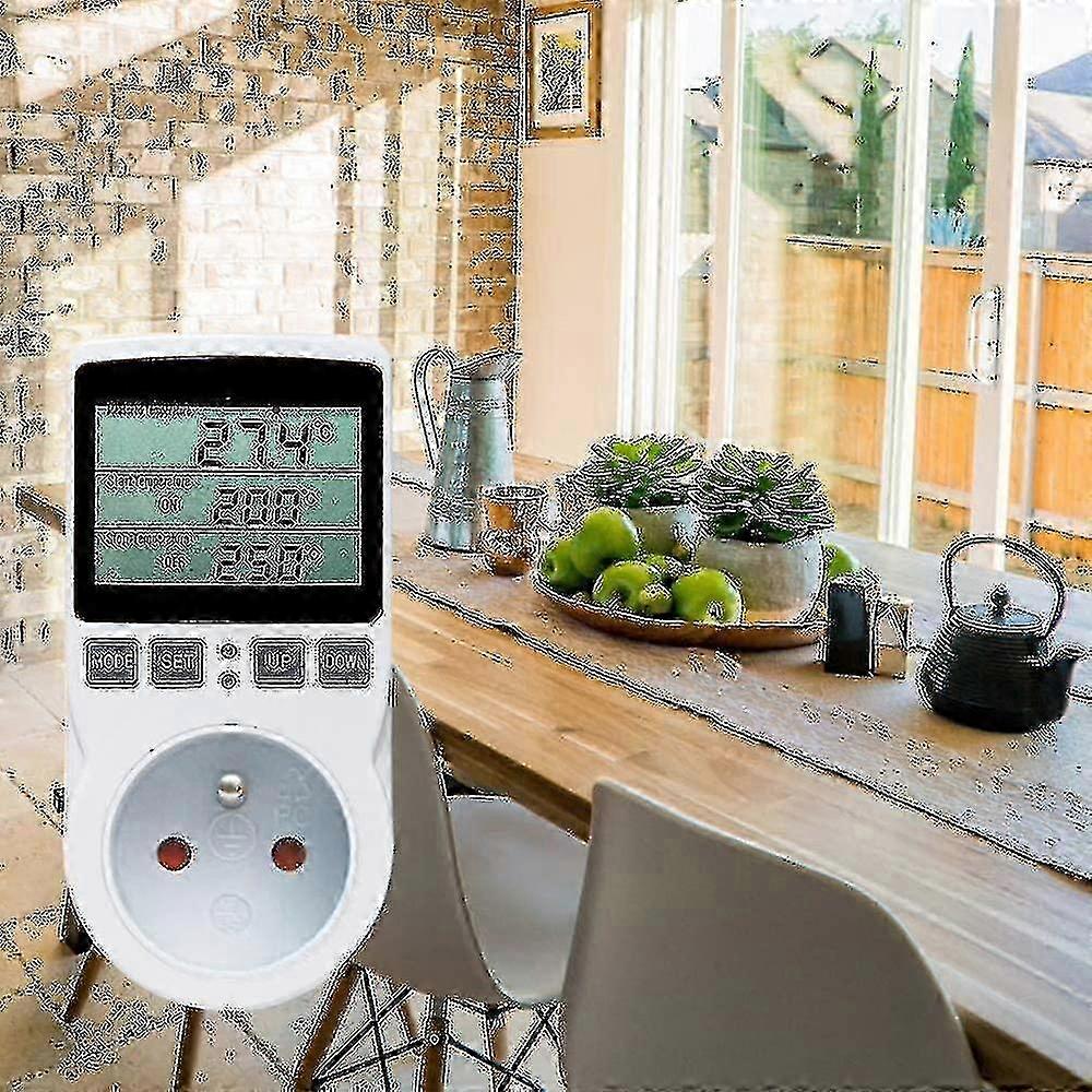 Digital Heating Cooling Thermostat Socket