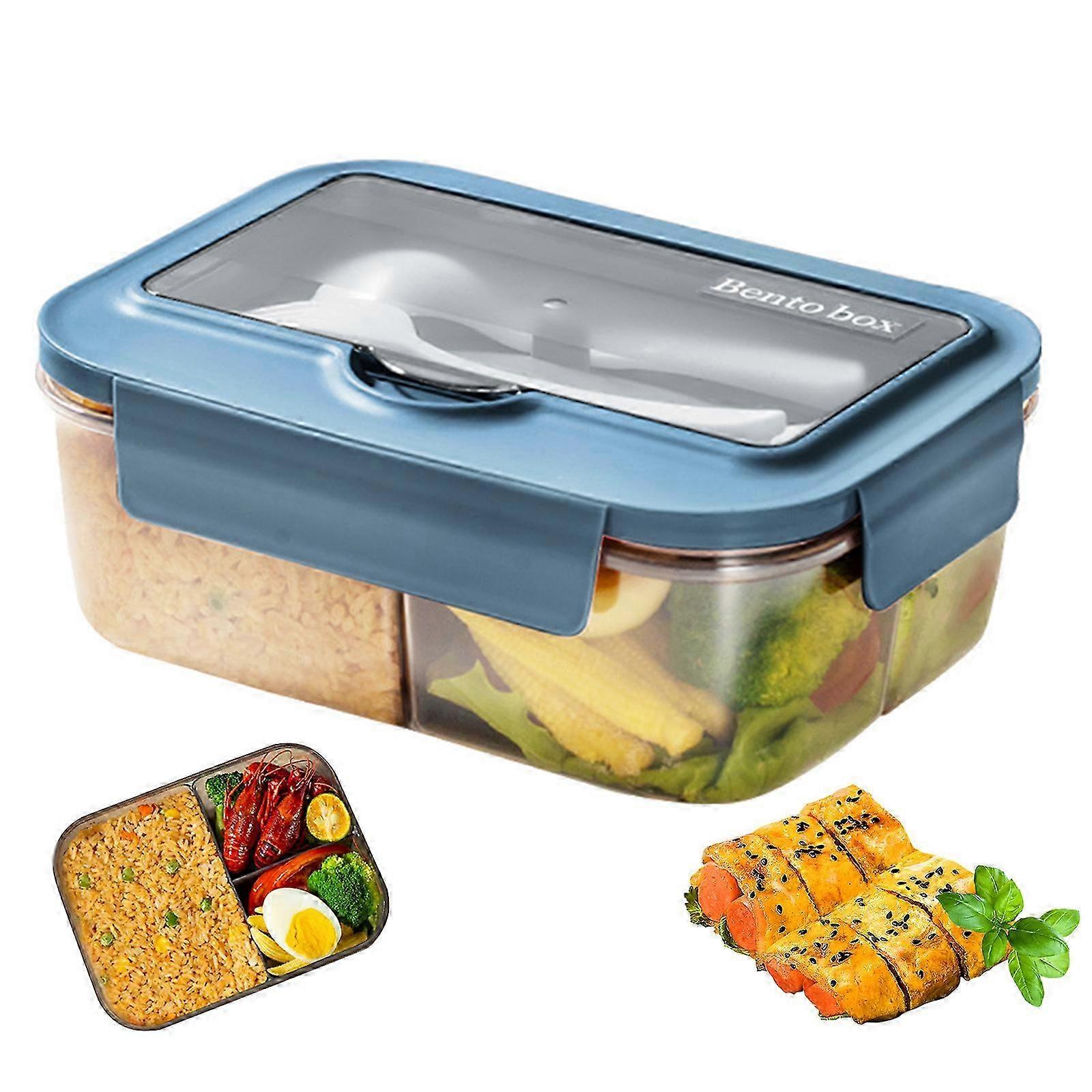 1400ml Three-Compartment Lunch Box