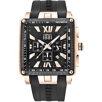 Cerruti odissea master Quartz Analog Man Watch with Cra012I224G Silicone Bracelet