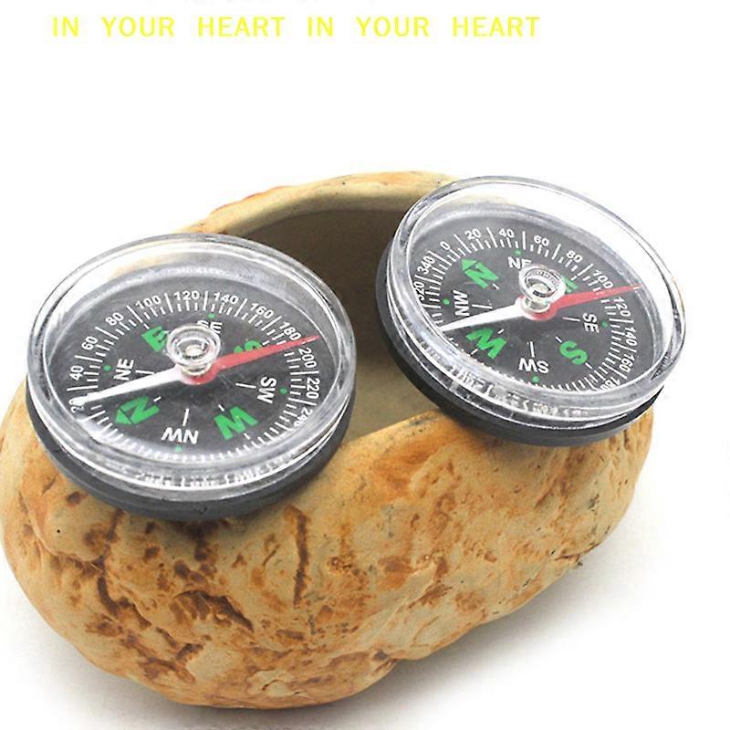 X Portable Mini Precise Compass Practical Guider Survival Button Design