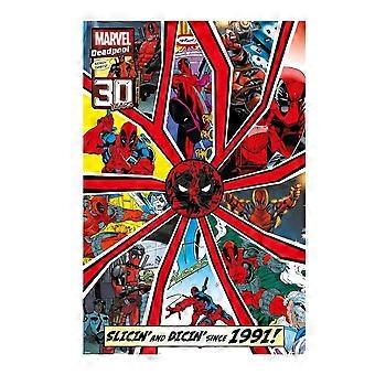 Marvel Deadpool Shattered Jigsaw Puzzle comics ZRC1574
