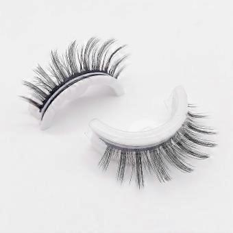 Glue-Free Reusable Eyelash Set 3-Piece Natural