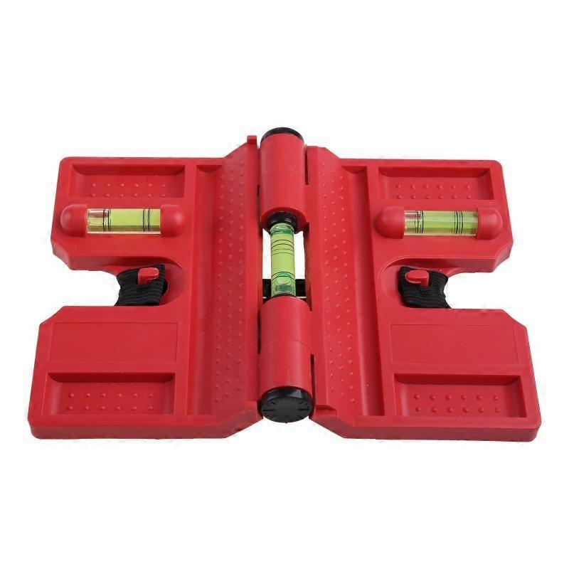 Plastic Level & Tool with 3 Bubbl-es Folding Angle Gauge Level Meter Magnetic