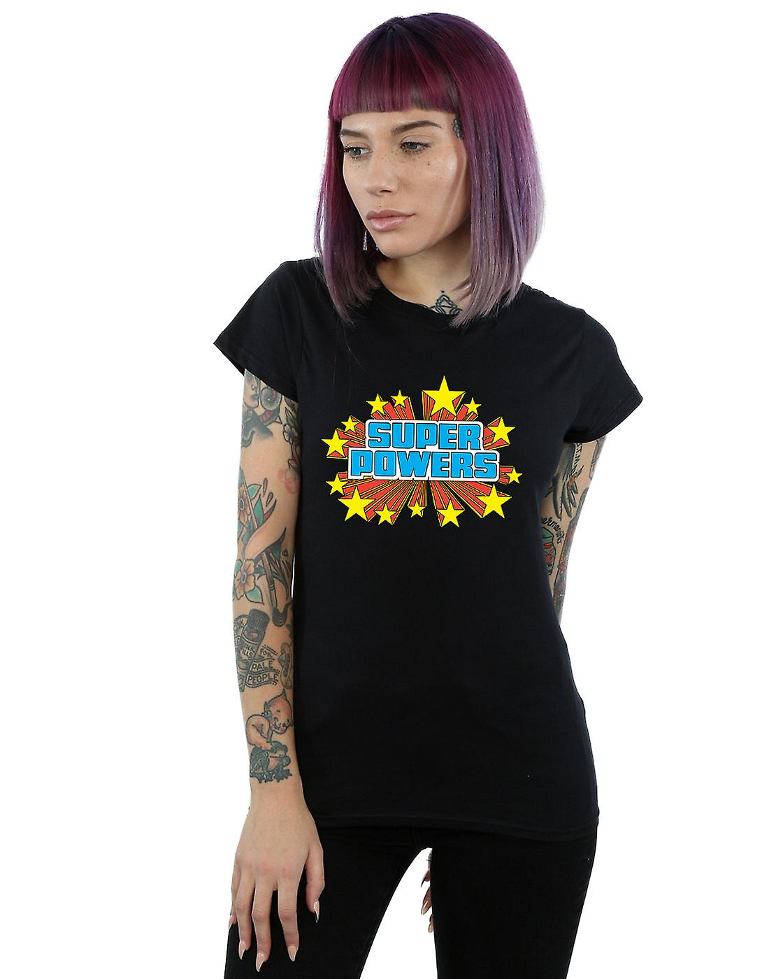 DC Comics Women's Super Powers Logo T-Shirt