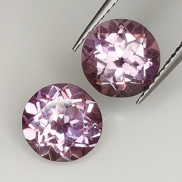 Synthetic Verneuil Sapphire Alexandrite Effect Round Cut 8mm 1pz awo79