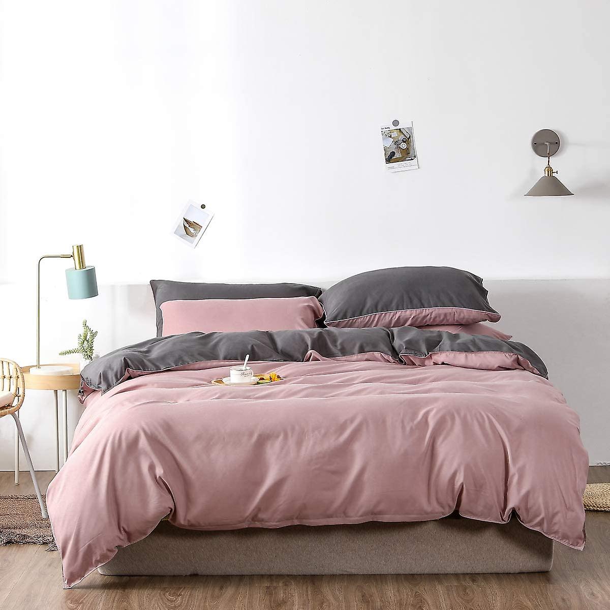 150x220cm pink duvet cover and pillowcase 80x80cm