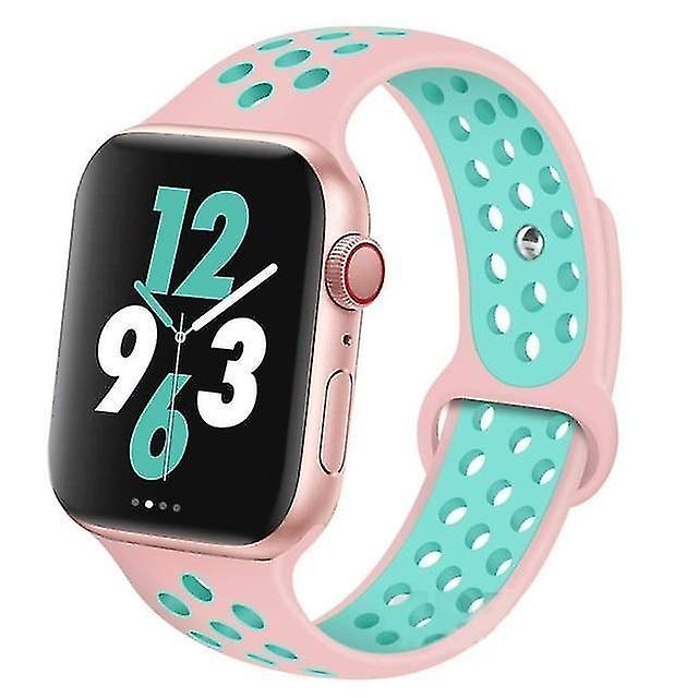 S 40mm Silicone Wristb Suitable For Apple Watch Breathable Bracelet (set 6)