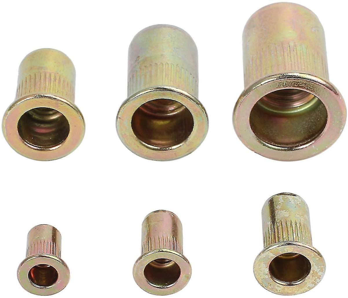 150 Pieces Rivet Nuts M3 M4 M5 M6 M8 M10 Galvanized Steel Thread