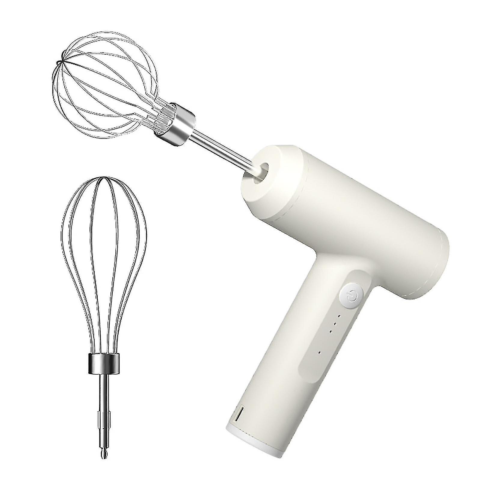 1 Set Egg Beater Non-stick Reusable Electric Three-speed Foam Maker Kitchen Gadgets