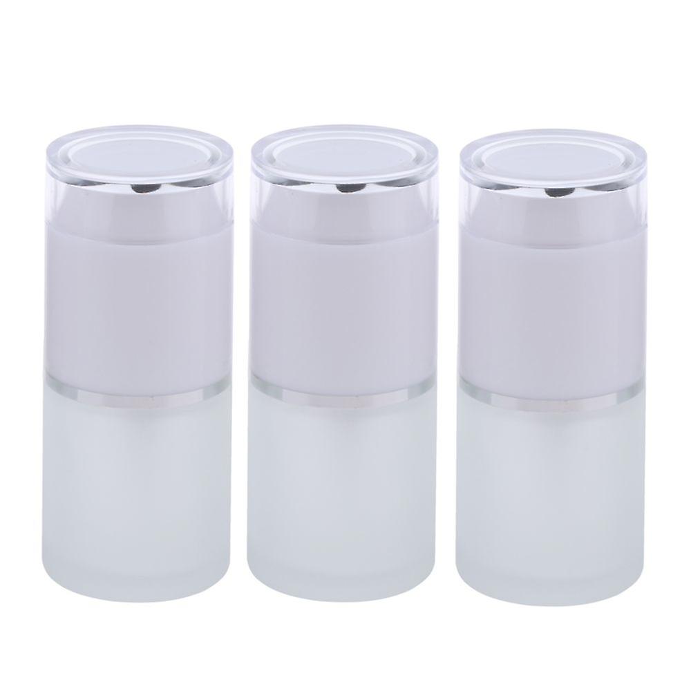 X 20ml Frosted Glass Refillable Empty Spray Bottles 20ml White Cap