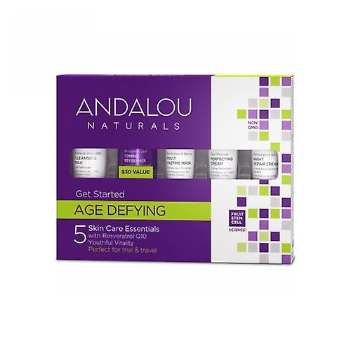 Andalou Naturals 入门,抗衰老套装 5 件套(1 件装)