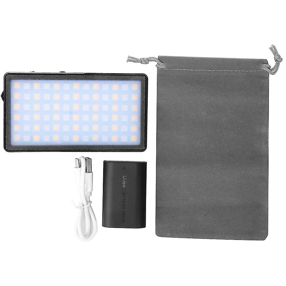 Zf-pl10b Rgb 2500-7000k Dimmable Led Video Light  Full Color 7 Special Effect With Type-c Port