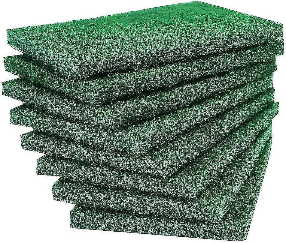 10pcs Scouring Pad-premium Heavy Duty Scrub Pads With Antigrease Technology, Reusable Household Green Dish Scrubber