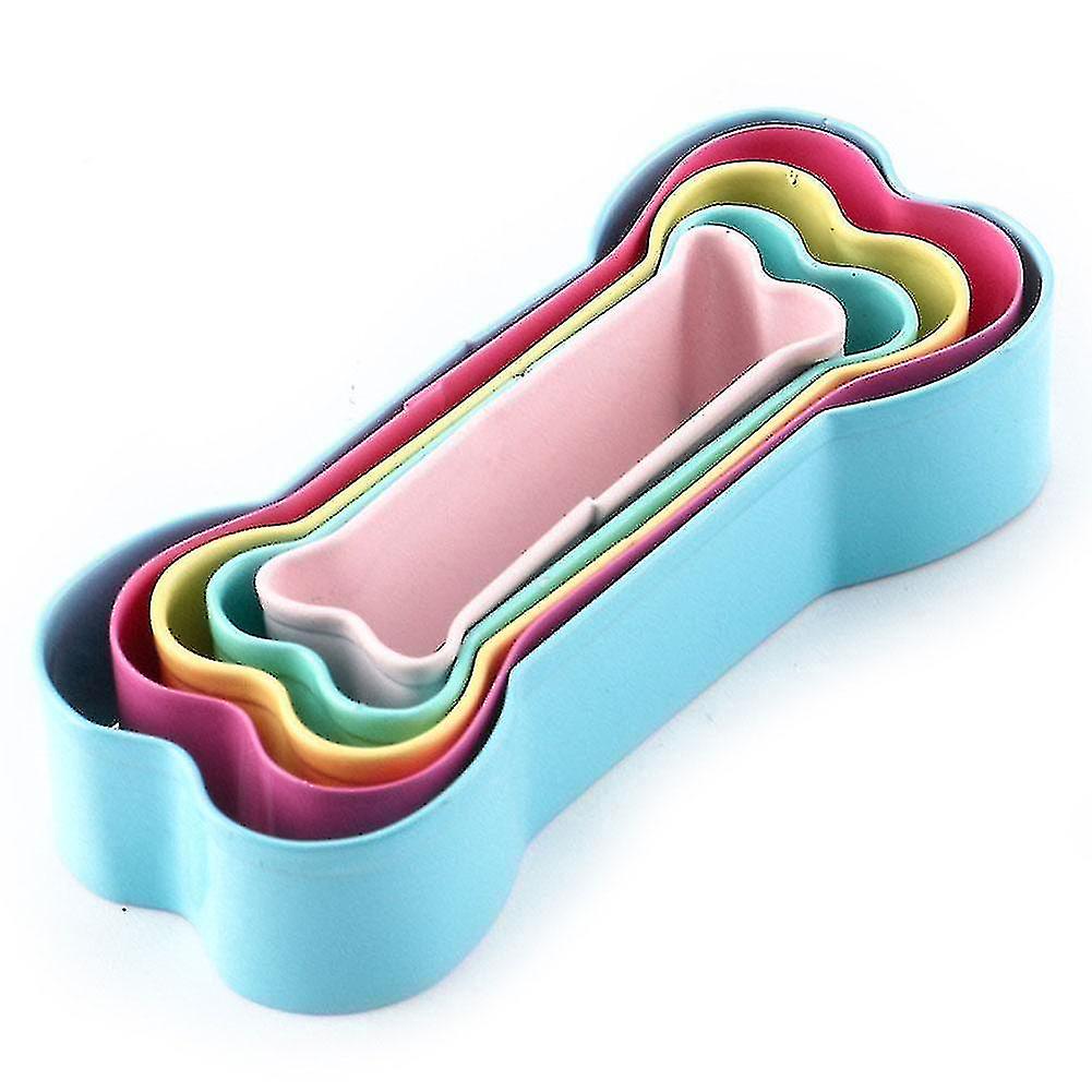 5pcs Steel Biscuit Cutter Cookie Mold Bone Shape  Set