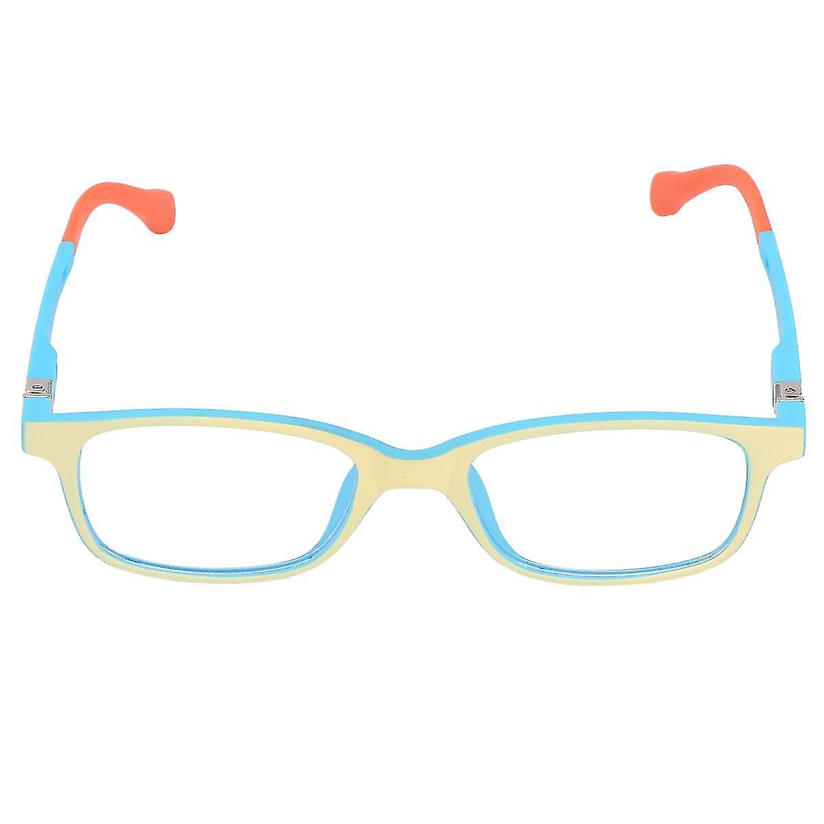 1 Pair Flexible Frame Creative Spectacles Plain Glasses Eyeglasses For Children