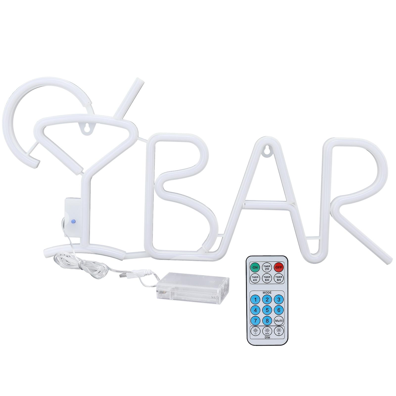 LED Neon Light, BARType Neon Sign, Remote Control, Lamp