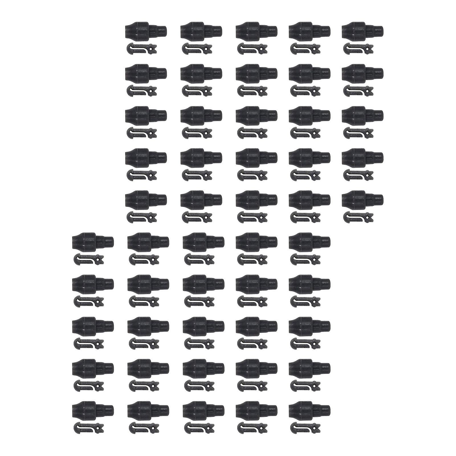 50Pcs Method Feeder Bead Carp Fishing Method Feeder Connector Kit Shock Bead