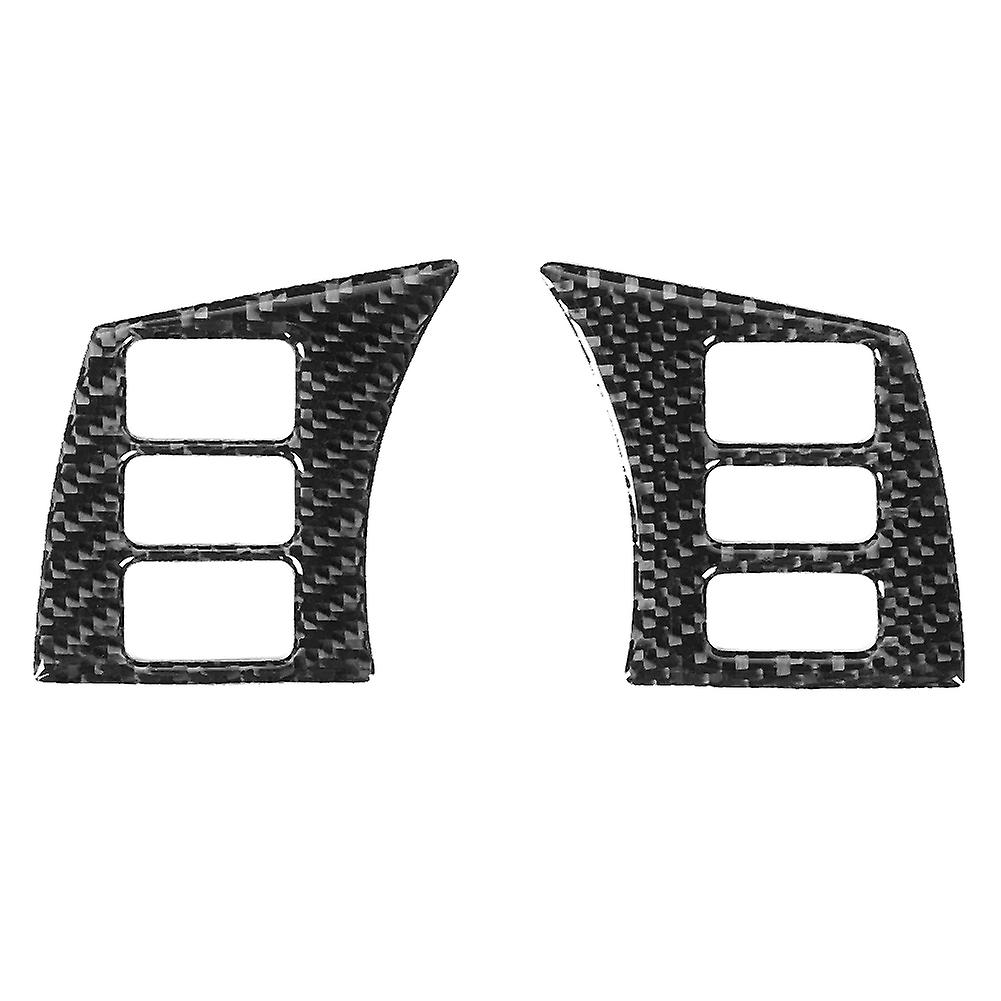 Garniture de volant intérieur en fibre de carbone pour Nissan 350z 2006-2009B