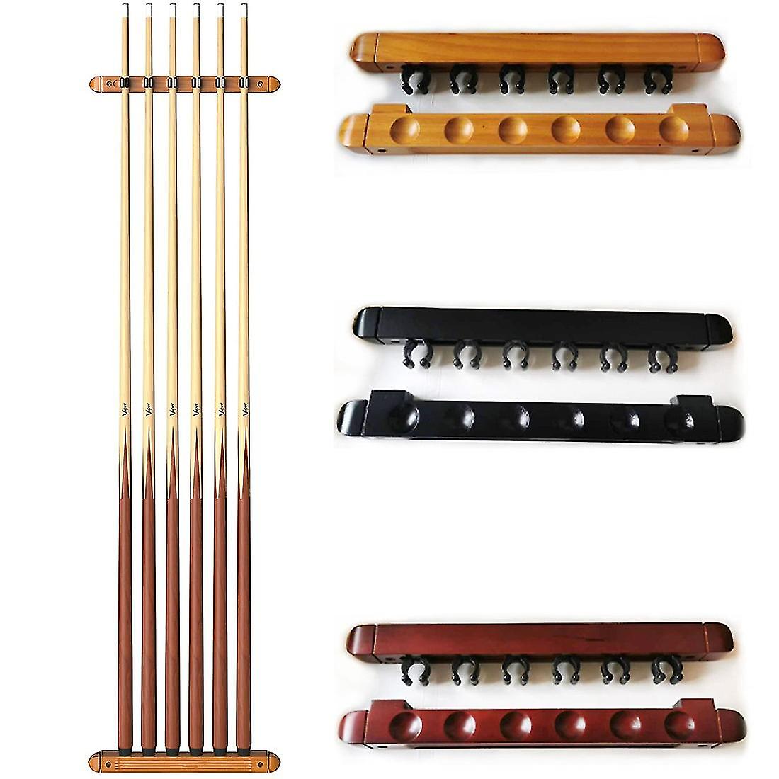 Billiard Cue Rack Wall Mounted Hanging Cue Room Accessories