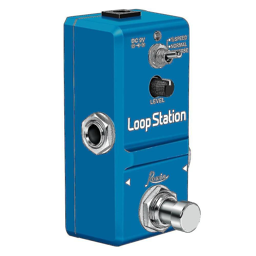 Ln-332as Loop Station Looper Guitar Effects Pedal Overdubs 10 Minutes Of Looping, 1/2 Time Reverse