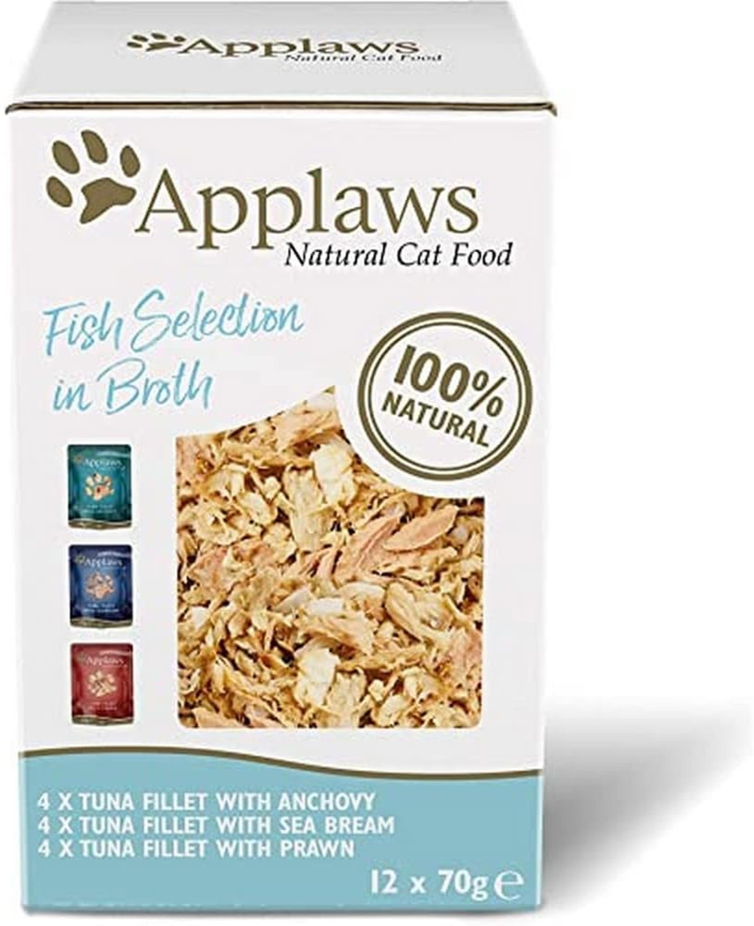 Applaws 猫湿粮鱼 12 x 70g