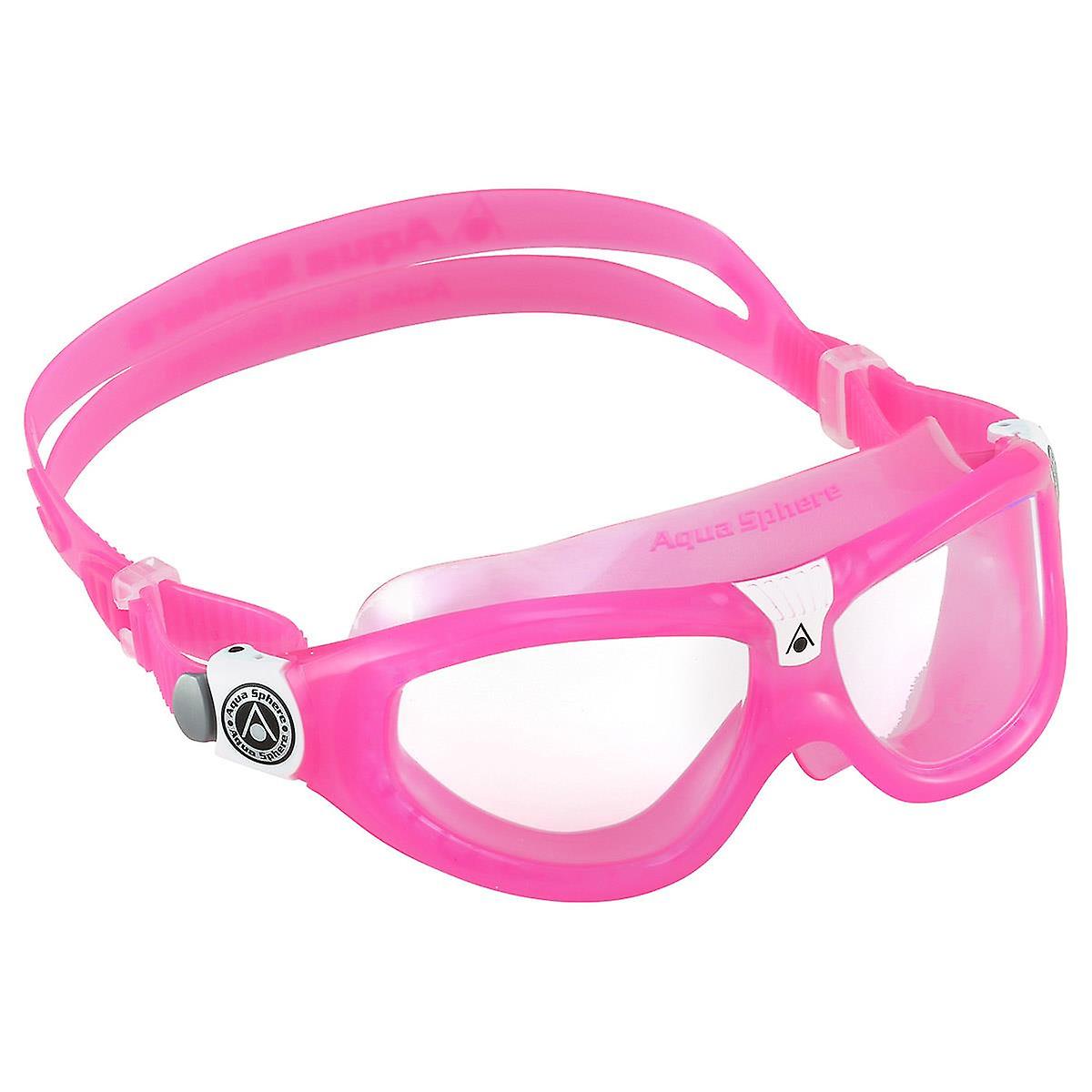 Lunettes de protection à verres transparents Seal Kid 2 d’Aqua Sphere - Rose Nouveau pour 2022 - Unisexe