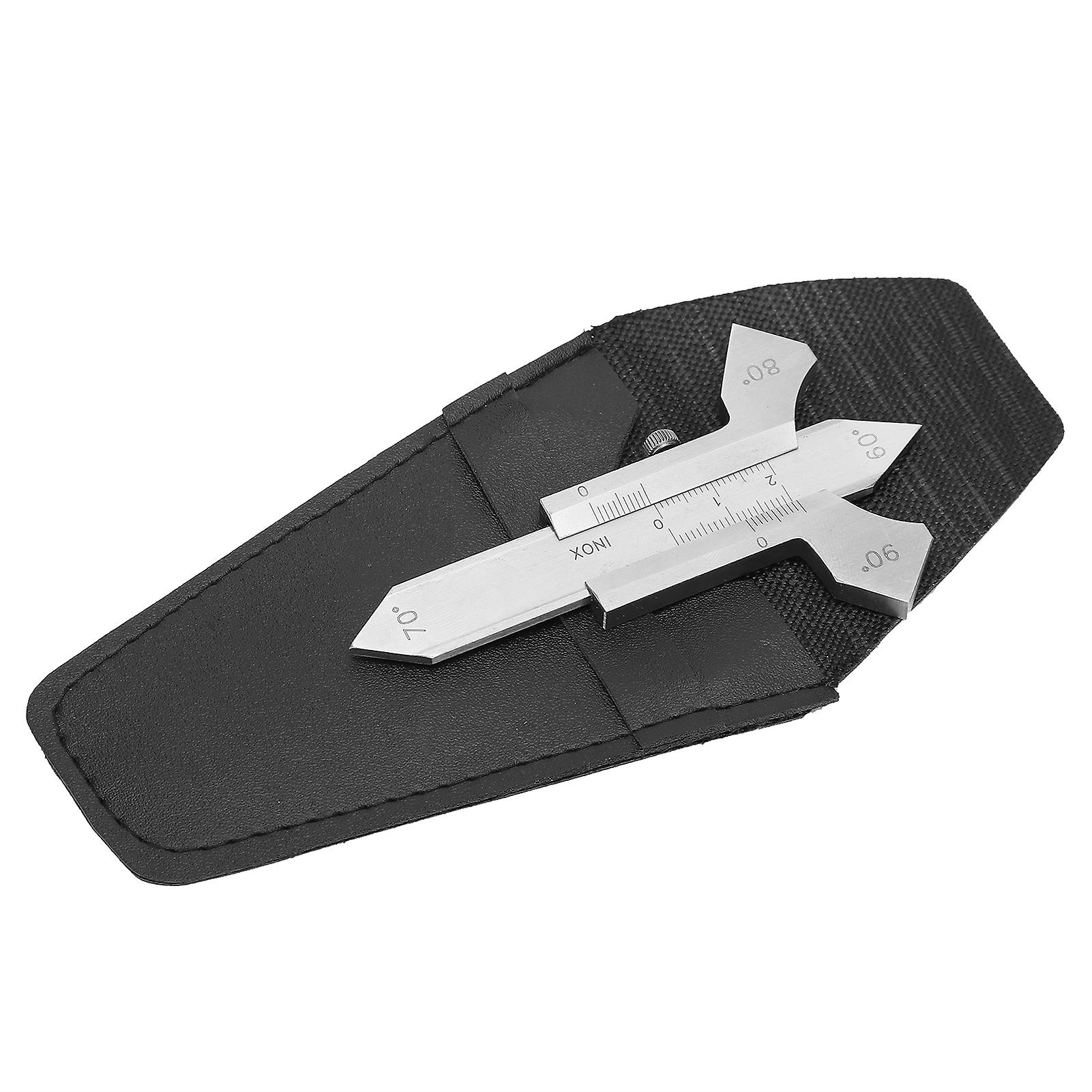 Weld Stitch Gauge Accuracy Stainless Steel Welding Inspection Test Measuring Tools 0-20mm