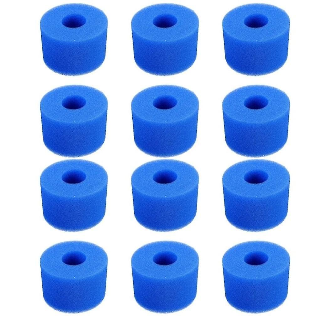 12pcs Swimming Pool Foam Sponge Reusable Washable Cleaner Pool Foam
