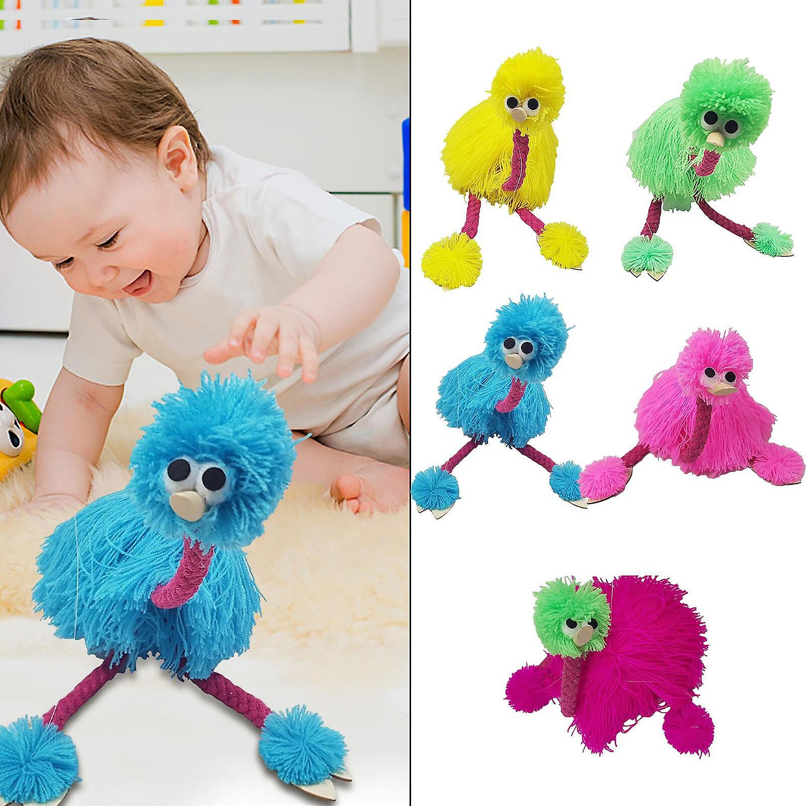 Funny Ostrichs Marionette Puppet, Puppet Props Pull String Toys Exercise Children's Coordination Ability,100% New