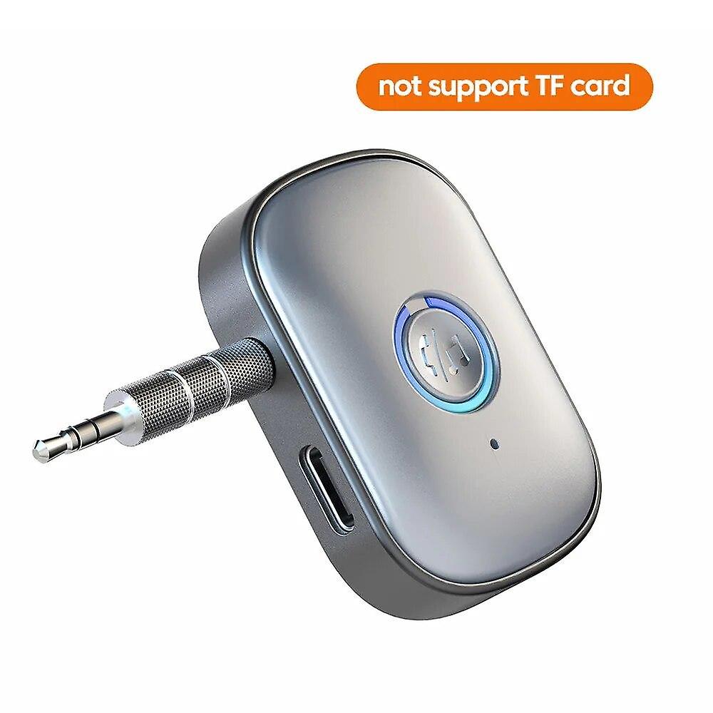 Bluetooth 5.3 Receiver Adapter 3.5mm AUX Jacks for Car Speakers A2DP Wireless Audio Music Receiver pter Support TF Card Car Hands Free