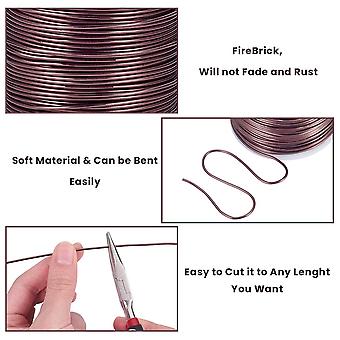 Craft Wire Kupferdraht 18 Gauge – 99,9% Rein, Quadratisch, Halbhart, 7,6 M Länge