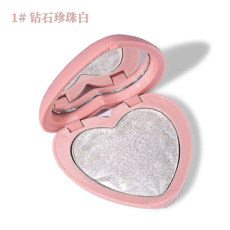 Eye Shadow Make Up Diamond Highlighter With Bright Skin Trim Disc Heart Cosmetic|bronzers Highlighters Dh74446
