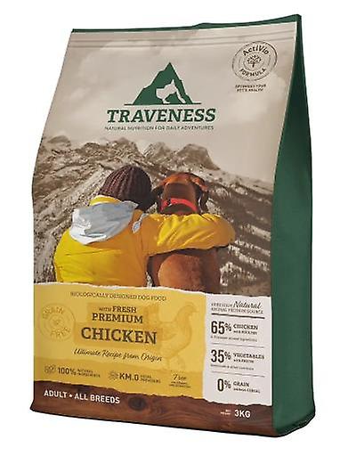 Traveness Pienso Natural Grain Free Receta de Pollo para Perros
