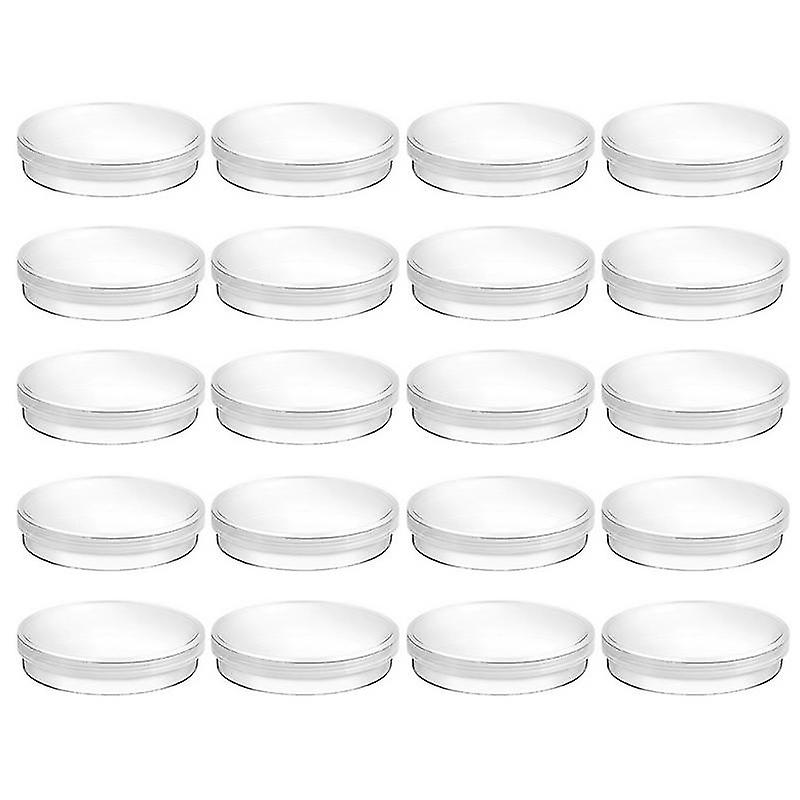 20pcs Transparent Petri Dishes
