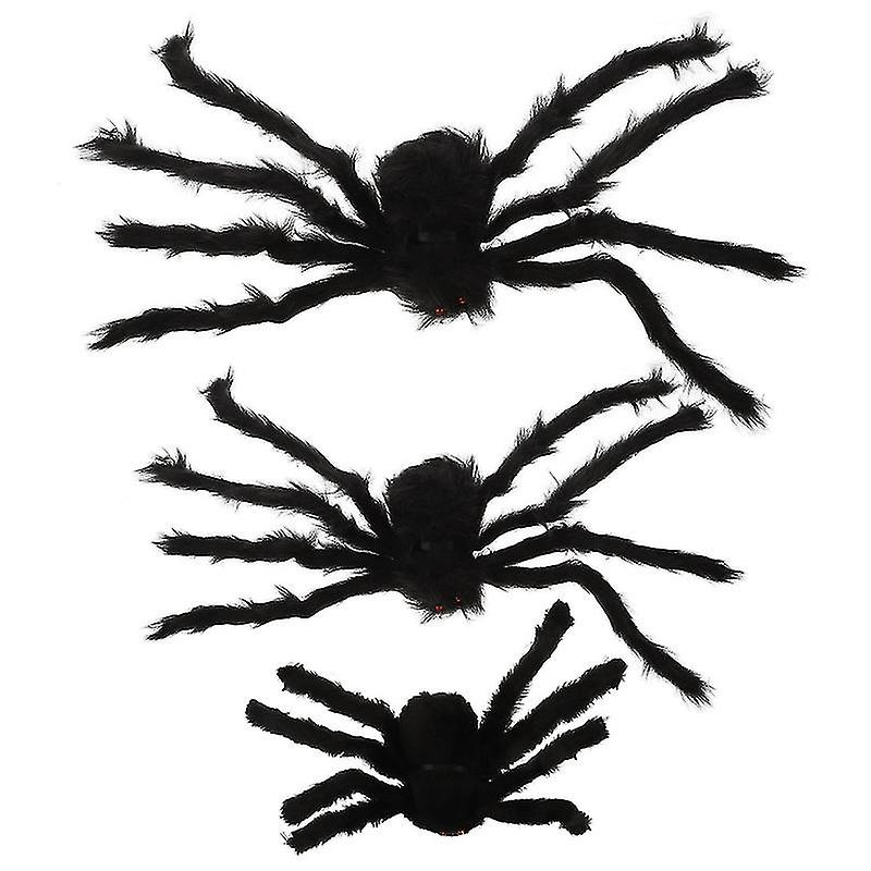 3pcs Halloween Spider Decor For Halloween Decorations