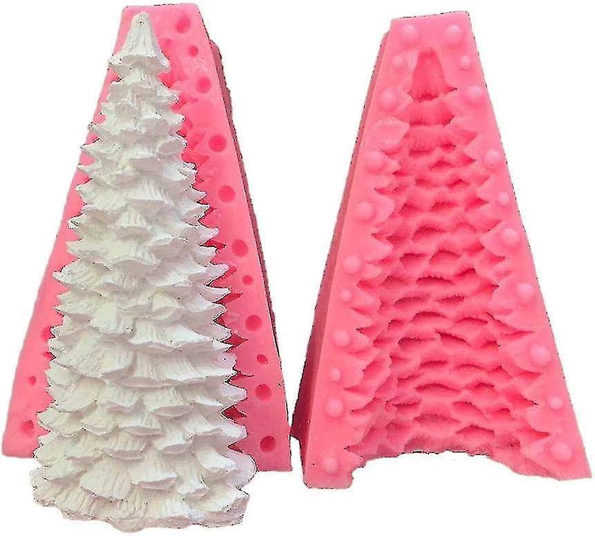3D Weihnachtsbaum Silikonform - Weihnachtsbaum geformte Silikonform - 14 x 9cm