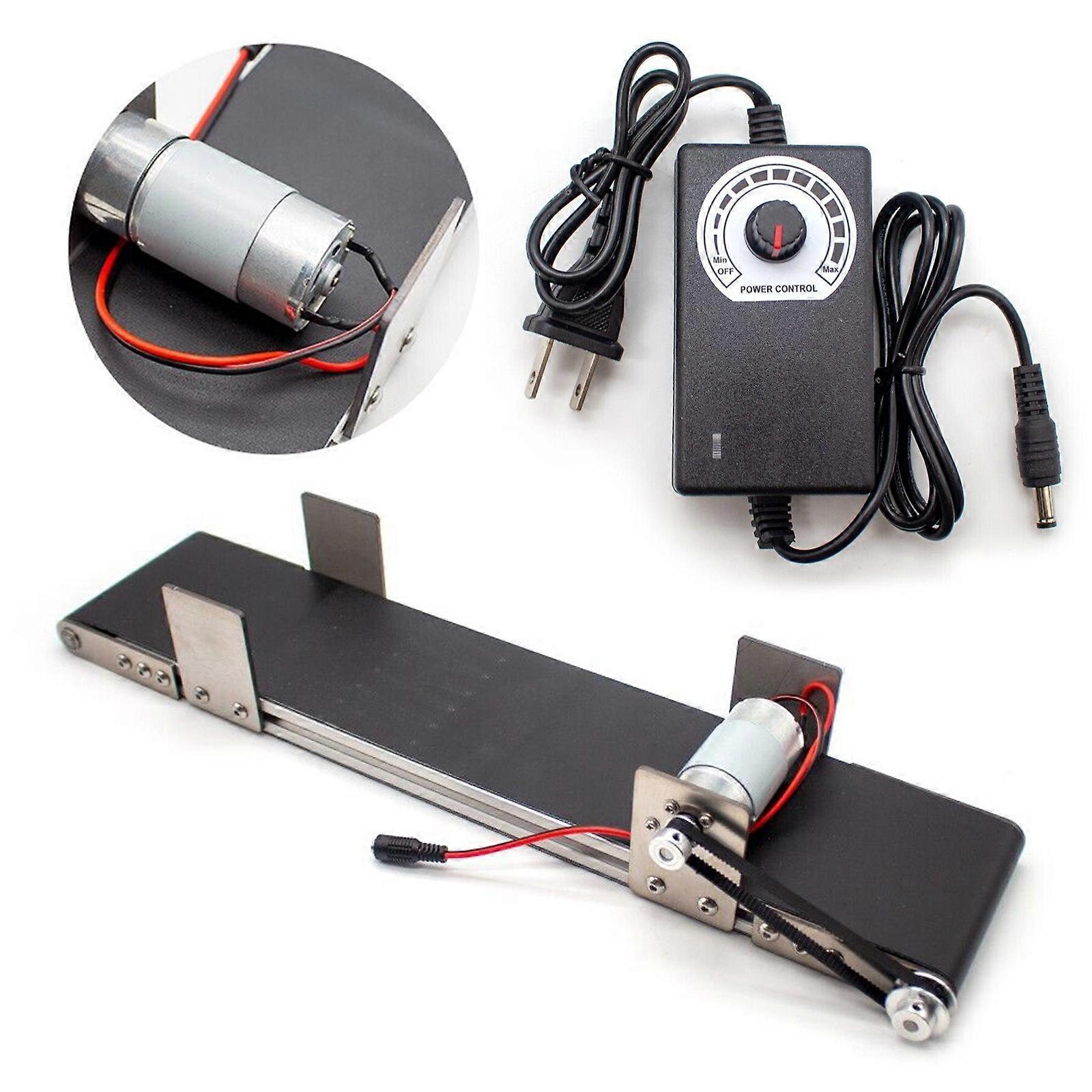 Metall-Desktop-Förderband Kleine Montagelinie Elektrischer Förderer AC100- 240V | AT Metall-Desktop-Förderband Kleine Montagelinie Elektrischer Förderer AC100- 240V | AT