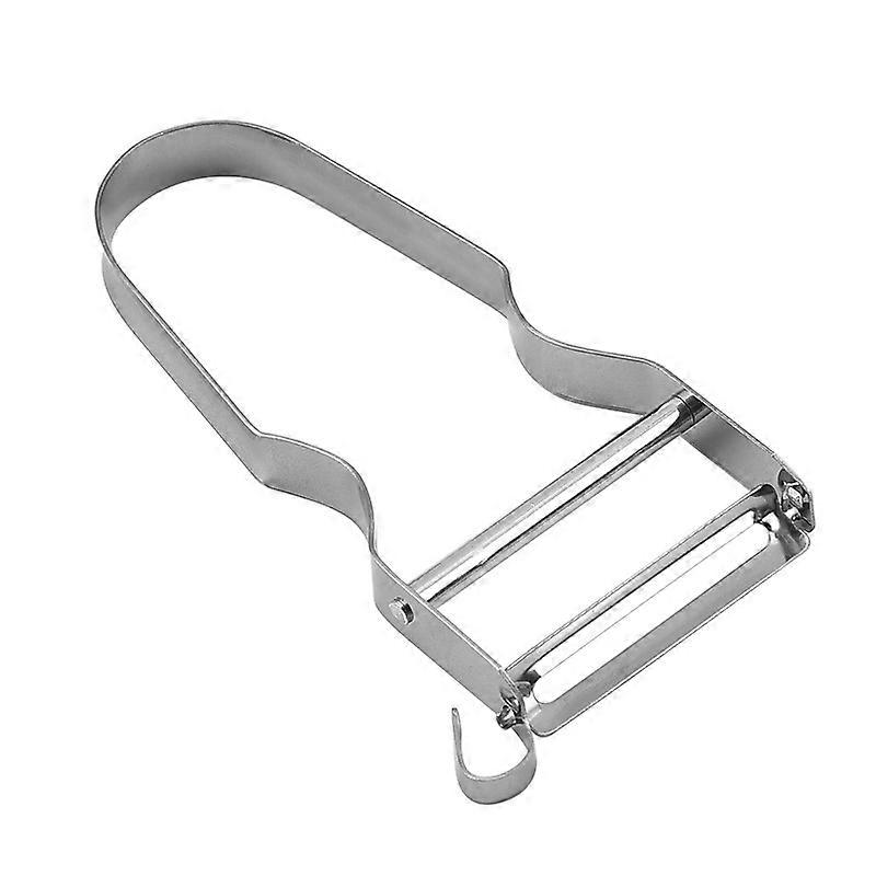 2-Piece Home Multi-Function Stainless Steel U-Shaped Melon Peeler Potato Peeler Skin Scraper
