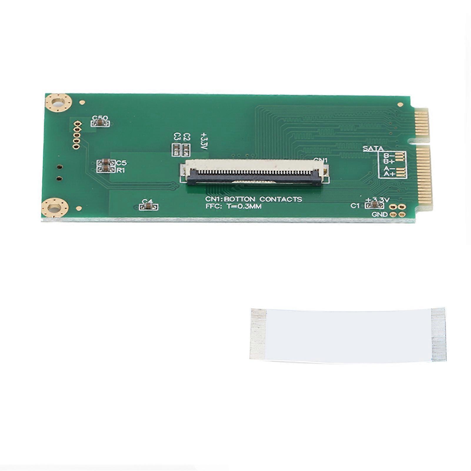 Adapter Card PCI E to CE PCI E to ZIF Durable Transfer Card with 2 Lines for Laptop 1.8in Hard Disk