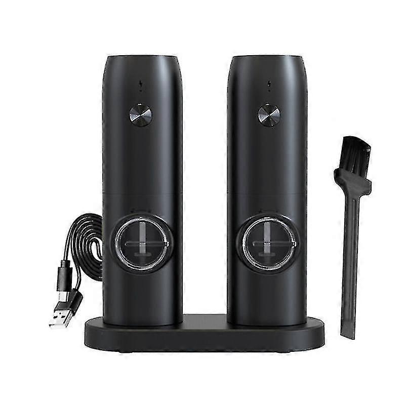 Elektryczny Młynek Mini Młynek Do Sól Pieprz Elektryczny Młynek Do Sól i Pieprzu Zestaw 2 sztuk USB Akumulator