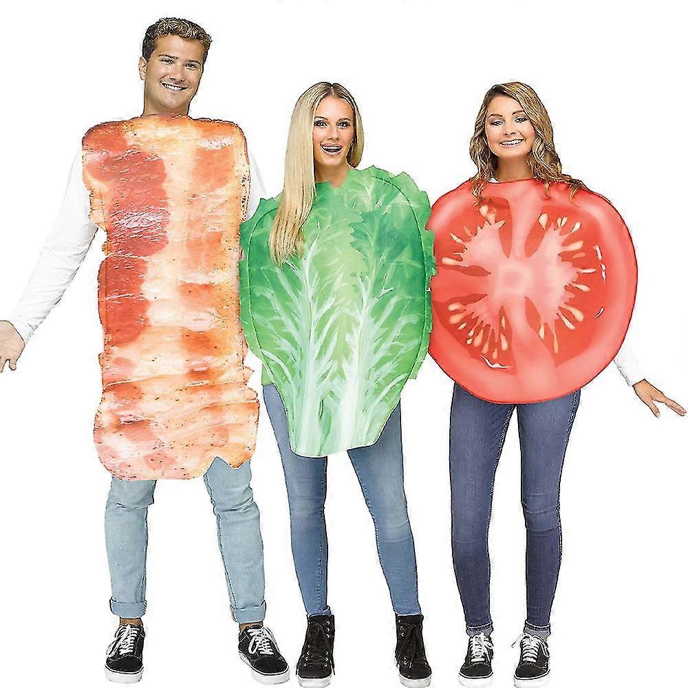 Unisex Blt Group Erwachsene Eiersalat Tomate Essen Kostüm