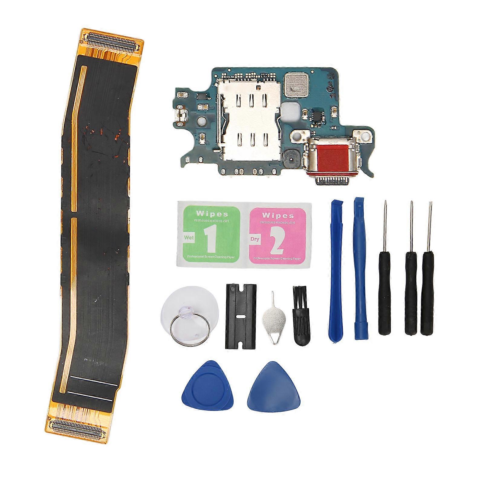 USB Charging Port Flex Cable PCB Sensitive Charging Port Flex Cable Replacement for S22 S901B S901N EU Version
