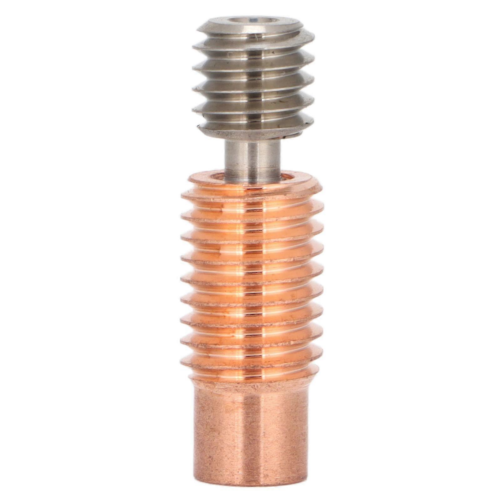 V6 Bimetallic Insulation Hose, Threaded Version, Alloy Red Copper Material, 3D Printer Parts
