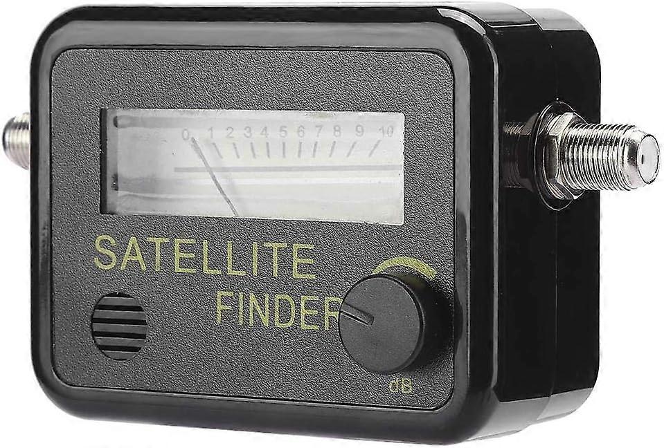 Digital Satellite Signal Finder Good for Campers, Signal Strength Meter Portable Satellite Finder Dish Net Work Analog Meter Mini Digital SAT Finder,