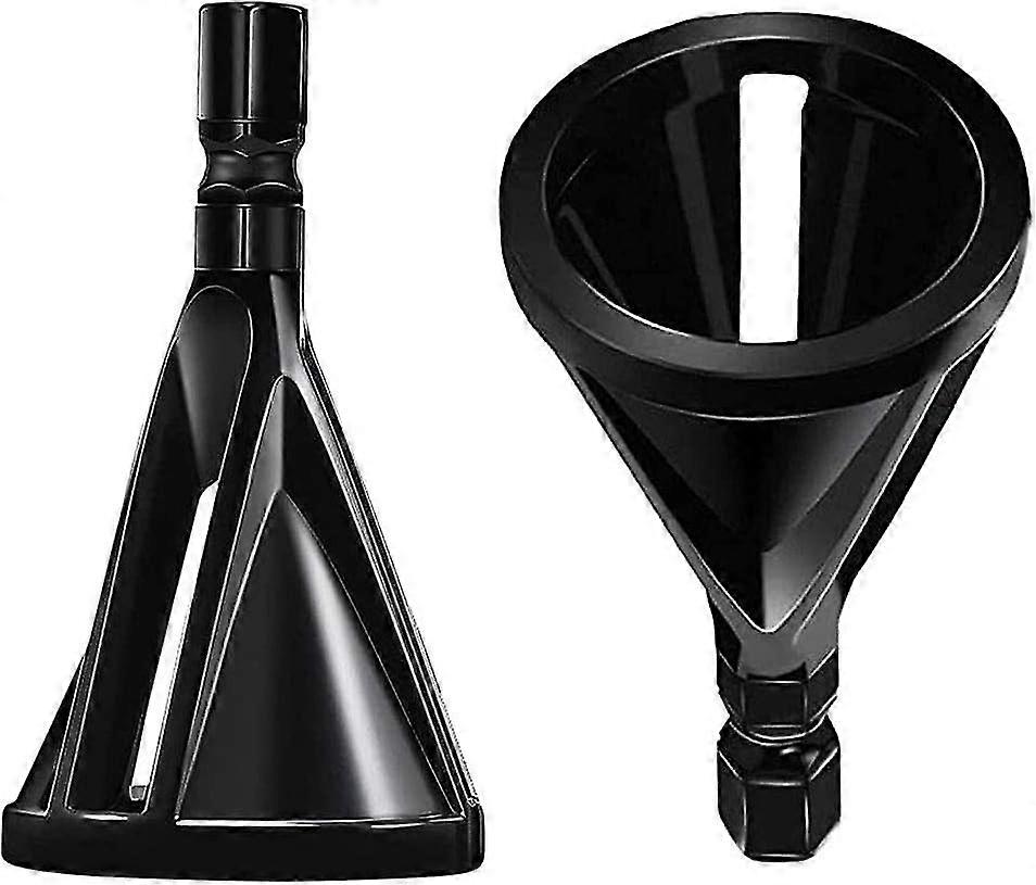 2 Pieces External Deburring Tool, External Chamfer Tool, Deburring Chamfering Tool, with Hexagonal and Triangular Handle, for Various Chuck Electric D