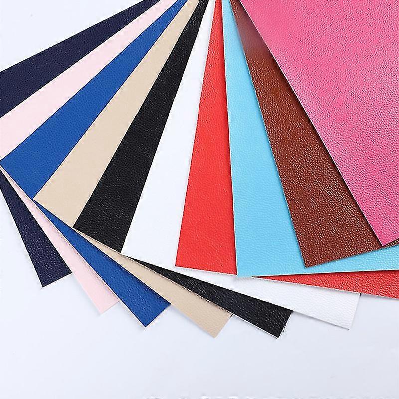 10pcs a4 durable pu leather thickened litchi pattern material artificial leather for car seat backfround wall sofa cushion