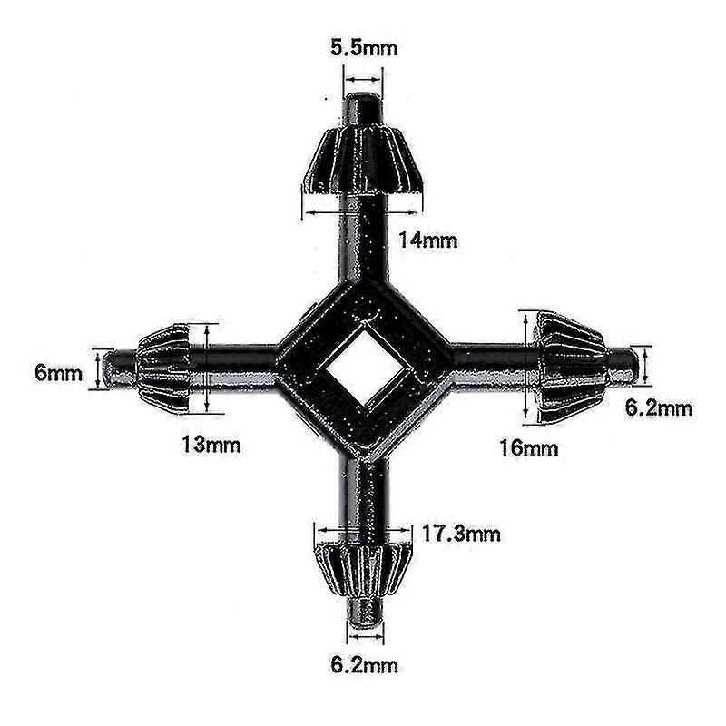 Universal Chuck Key 4-in-1 Multi-function Drill Chuck Key 4-in-1 Drill Tool, Drill Chuck Drill Chuck Key, Chuck Key
