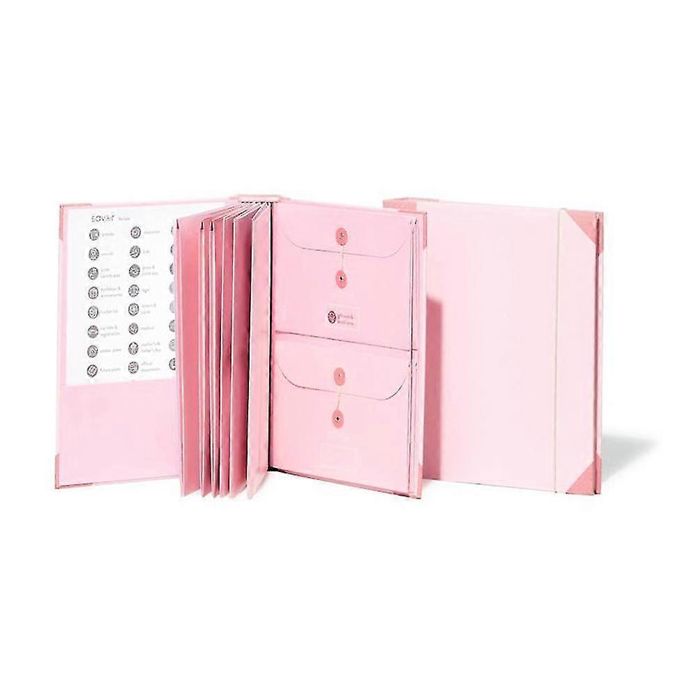 Multi-Layer Bound Expanding File Folder Easy Using Large Capacity Document Bag for Office Travel Home