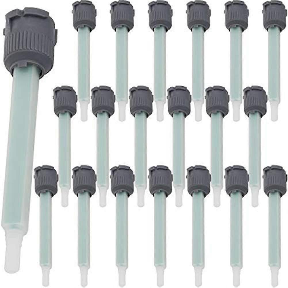 20 Pack Epoxy Mixing Applicator Gun Nozzles, for 50ml AB Glue Cartridge (1:1 Application Ratio),2024 Ping