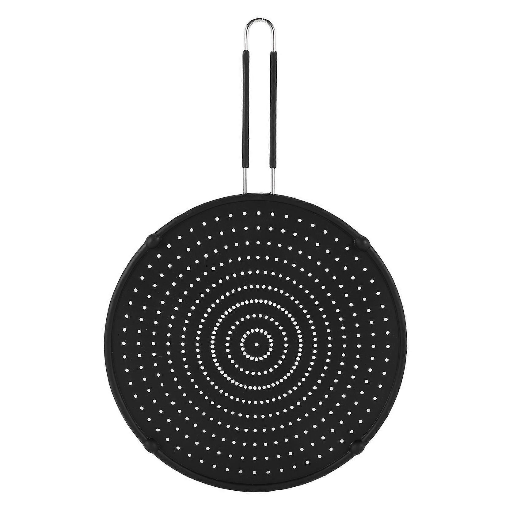 32cm Silicone Splatter Screen Guard Nonstick Oil Grease Pan Lid for Frying Pan Skillet Cooking Sili